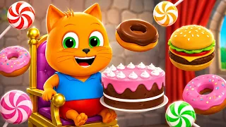 TENGO MUCHA HAMBRE - Familia de Gatos - Dibujos Animados Para Niños 4K