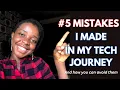 5 MISTAKES to Avoid in Your TECH Journey as a CODING Beginner