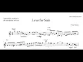 Cannonball Adderley's alto sax solo TRANSCRIPTION on 'Love for Sale' (Eb)