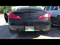 g37x z1 TestPipes With Stock Exhaust