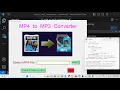 Python 3 Tkinter Script to Convert MP4 to Mp3 Using MoviePy FFMPEG GUI Desktop App