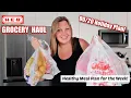 HEB Grocery Haul Keeping Healthy Balance in mind during the Holidays Includes Weekly Meal Plan