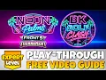 EXPERT PLAY-THROUGH Neon Palms Front 9 Tournament Golf Clash Guide Tips