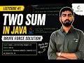 Starting DSA Solve LeetCode Two Sum in Java