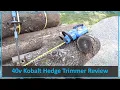 40V Hedge Trimmer Review Kobalt Battery Powered