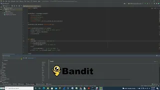 Bandit installation with Pycharm Bandit - Risk Assessment for PYTHON Bandit