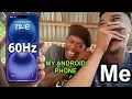 Lagu Android Users Reaction to iPhone 16 60Hz Display