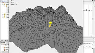 Java 3D Physics from scratch - Collision Detection With Terrain Height Map vs Point Test