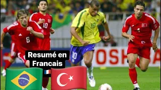 Bresil 2-1 Turquie Resume en Francais TF1 Coupe Du Monde 2002