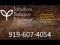 Massage Therapist Raleigh NC - 919 607-4054