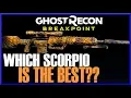 Ghost Recon Breakpoint SCORPIO SCOUT vs SCORPIO SNIPER BULLET DROP TEST