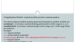 USING PYTHON LIBRARY PART-2