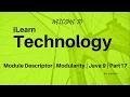 Module Descriptor Modularity Project Jigsaw Java 9 Part 17