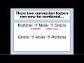 Two Step Conversions with Particles and Mass