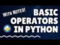 Basic operators in python3 Techie Programmer