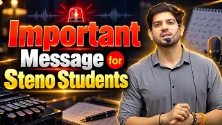 🚨Important Message for SSC Stenographer Students | Sanjeev Thakur Sir | SSC Steno 2026@RWASSCEXAMS