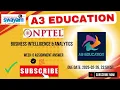 NPTEL Business Intelligence Analytics Week 5 Assignment 5 Answers Solution Quiz 2025 - Jan