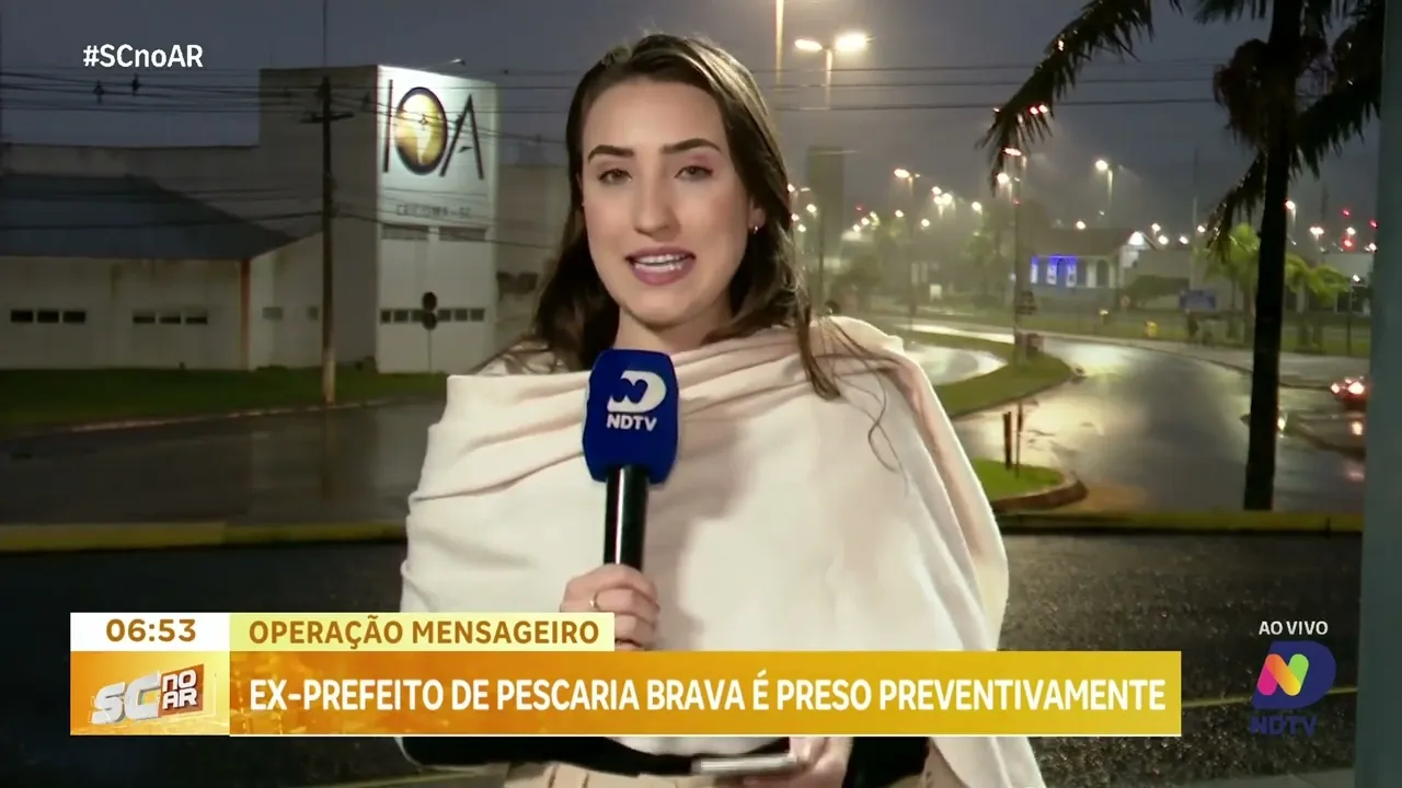 Operação Mensageiro: ex-prefeito de Pescaria Brava é preso preventivamente