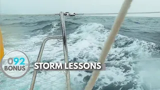 3 Strategies for SAILING IN STORMS at Sea, Our Recent Lessons  |  ⛵ The Foster Journey