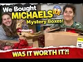 We Bought MICHAELS Mystery Boxes Was It Worth It Huge Haul Surprises