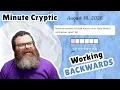 Unedited Minute Cryptic August 18 2026