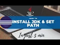 1 4 How To Install Java JDK And Set The Path
