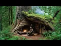 Download Lagu I Survived Alone in a Hidden Tree Shelter | Primitive Fish Trap \u0026 Smoked Fish Cooking