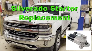 Chevrolet Silverado 2017 starter replacement