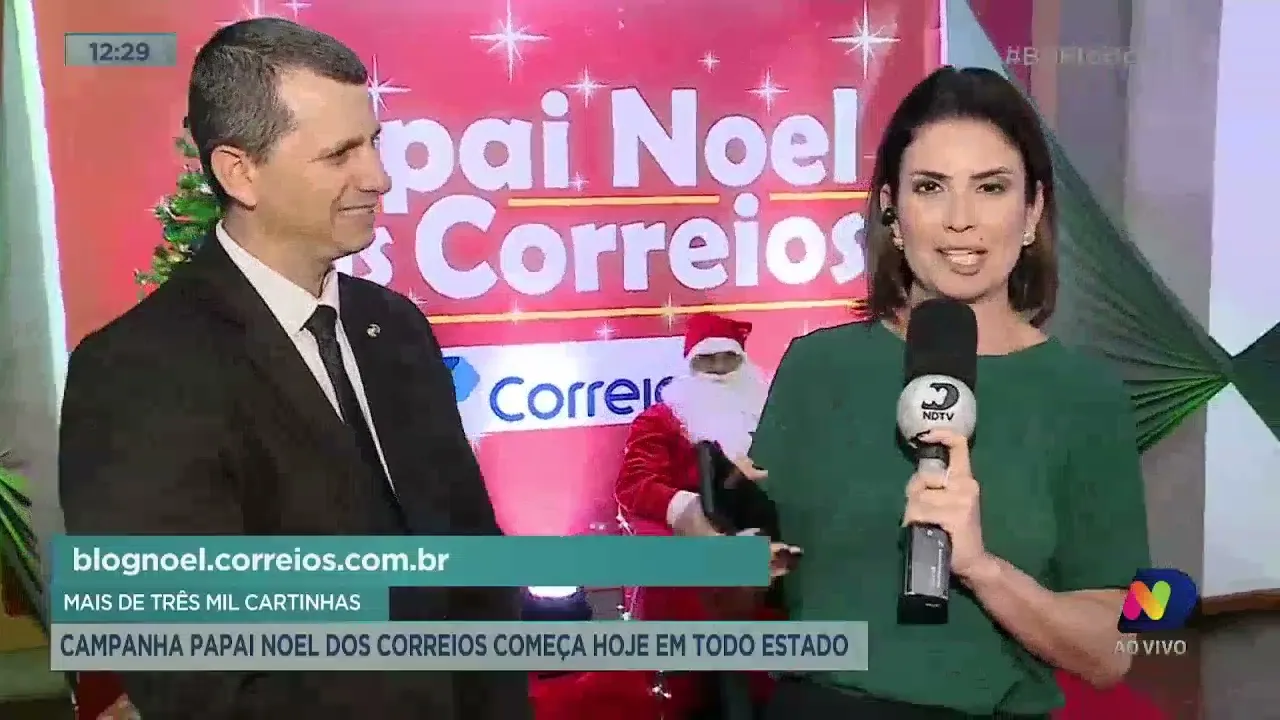 Campanha 'Papai Noel dos Correios' começa nesta quinta-feira em SC