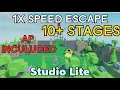 How To Make 1x Speed Escape Game In Studio lite - Tutorial Guide