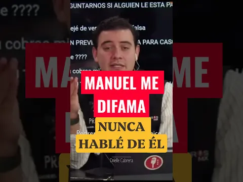 Manuel Pedrero ME ESTÁ DIFAMANDO