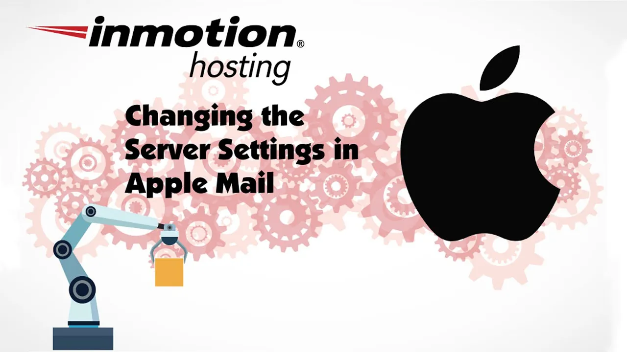 Changing the Server Settings in Apple Mail