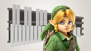 Zelda Ocarina of Time - Tittle Theme Song on a Glockenspiel