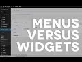08 Wordpress Menus and Widgets