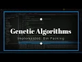 Genetic Algorithms - Grouping optimization