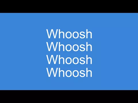 Download MP3 Whoosh Sound Effects