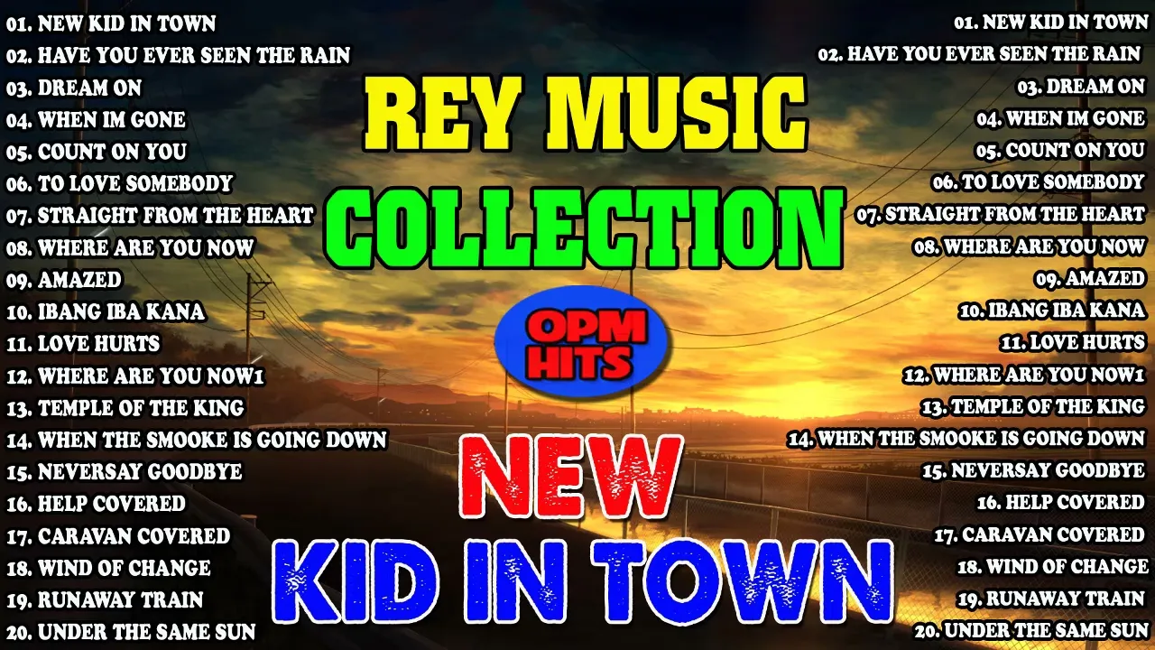 NEW KID IN TOWN🛑THE BEST OF NONSTOP SLOW ROCK LOVE SONGS BY EMERSON CONDINO AND REY MUSIC COLLECTION