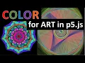 Color Options for Generative Art in p5 js