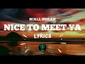 Niall Horan  -  Nice To Meet You (LYRICS)