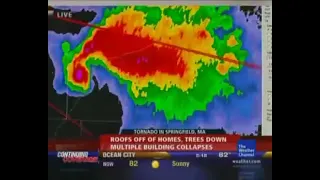 Springfield MA EF3 Tornado Live On The Weather Channel 11