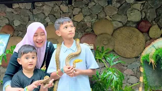 LIBURAN KELUARGA AZAM LIHAT ULAR DAN IGUANA BESAR 🐍