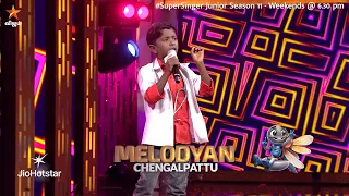Alwarpetai Aaluda Song by #Melodyan 🔥😍 | Super Singer Junior 11 | Episode Promo