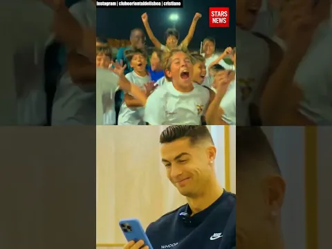 Cristiano Ronaldo Surprises Young Footballers! 🤩⚽