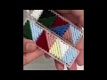 Plastic canvas keychain bookmark pattern