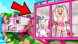 CONSTRUIMOS UMA MEGA MANSÃO NA COLINA no ROBLOX