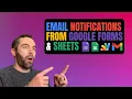 Automate Email Notifications From Google Forms Sheets