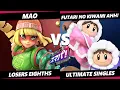 Download Lagu Sumapa 194 TOP 8 - Mao (Min Min) Vs. Futari geen kiwami Ahh! (IJsklimmers) Smash Ultimate - SSBU
