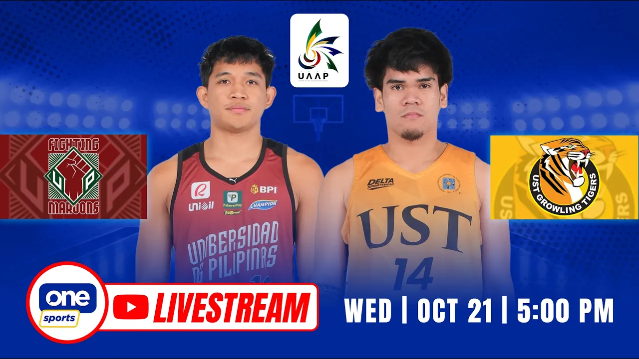 LIVE: UP vs UST | UAAP SEASON 89 MEN’S BASKETBALL | OCT 21, 2026 2026-10-21 12:25