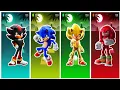Download Lagu Shadow 🆚 Sonic 🆚 Knuckles 🆚 Super Sonic - Tiles Hop EDM Rush