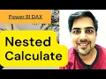 Power BI Nested Calculate behavior - 22 Power BI Training